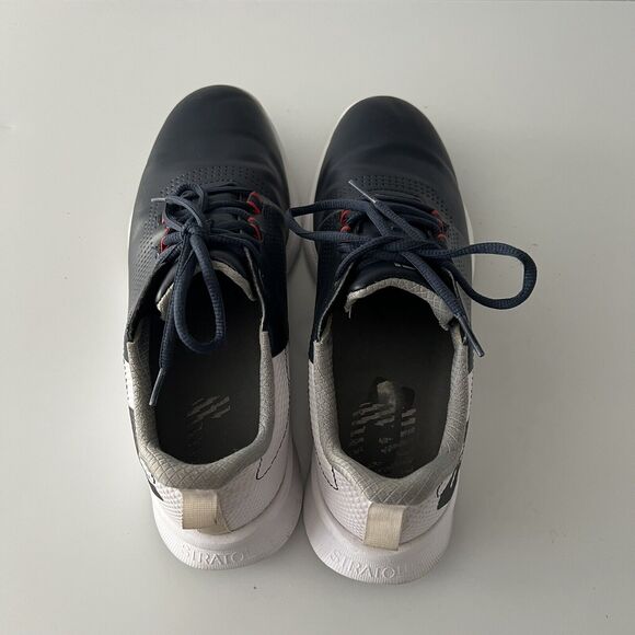 Foot Joy Golf Shoes Men's 8.5M Fuel Navy White 55442 Sneaker‎ Inspired Spikeless - Picture 5 of 8